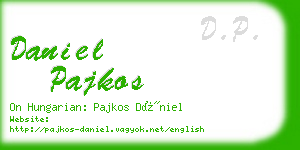 daniel pajkos business card